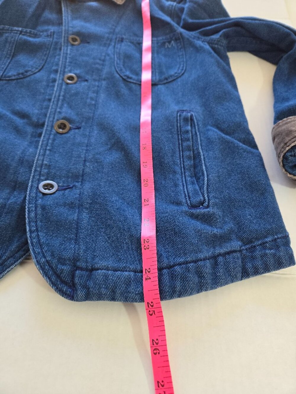 Madewell Rivet & Thread Denim Chore/Field Jacket size Small - Picture 11 of 14